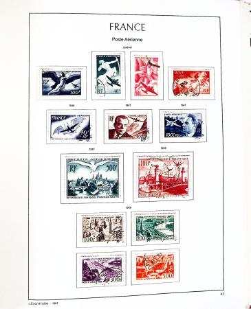 1849-1998 Collection de FRANCE en neuf en un album