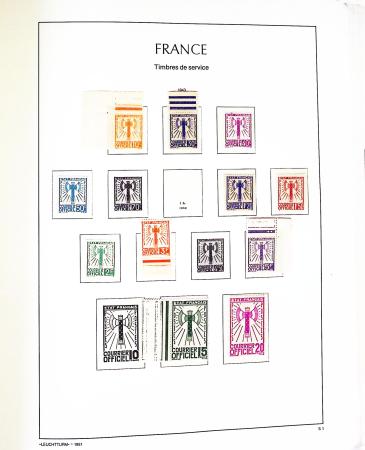 1849-1998 Collection de FRANCE en neuf en un album