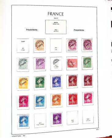 1849-1998 Collection de FRANCE en neuf en un album