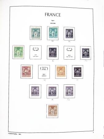 1849-1998 Collection de FRANCE en neuf en un album