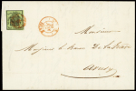 Grosser Adler, farbfrisch und allseits grünrandig (oben