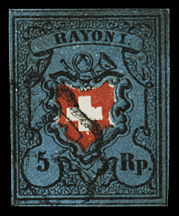 1843-1945 Gut ausgebaute Studien-Sammlung Schweiz in