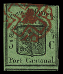 1843-1945 Gut ausgebaute Studien-Sammlung Schweiz in