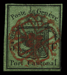 1843-1945 Gut ausgebaute Studien-Sammlung Schweiz in