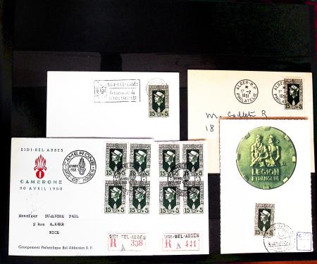 LEGION ETRANGERE, 1894-1998, Collection en 5 classeurs