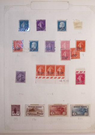1900-1954, Collection surtout de neufs ** dont bonnes