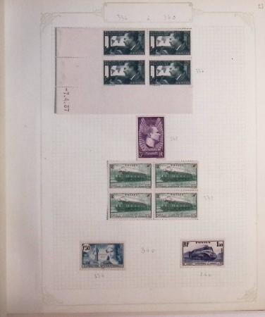 1900-1954, Collection surtout de neufs ** dont bonnes