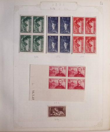 1900-1954, Collection surtout de neufs ** dont bonnes