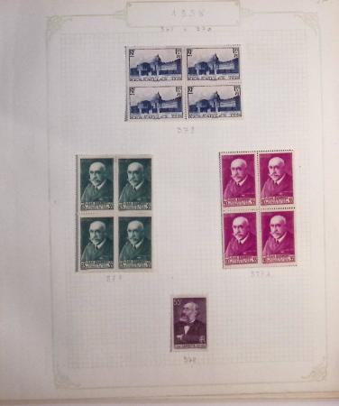 1900-1954, Collection surtout de neufs ** dont bonnes