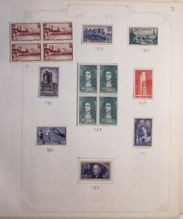 1900-1954, Collection surtout de neufs ** dont bonnes