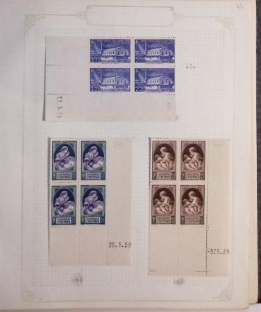 1900-1954, Collection surtout de neufs ** dont bonnes