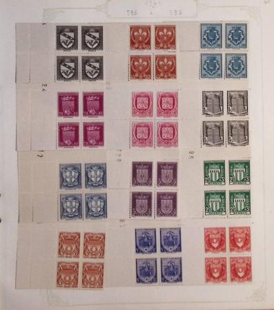 1900-1954, Collection surtout de neufs ** dont bonnes