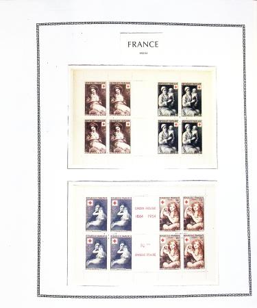 1952-2024, CROIX-ROUGE : Plusieurs collections de carnets