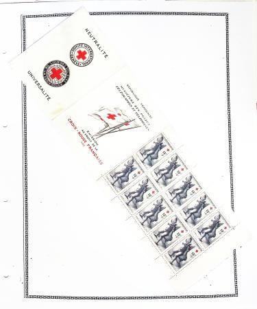 1952-2024, CROIX-ROUGE : Plusieurs collections de carnets
