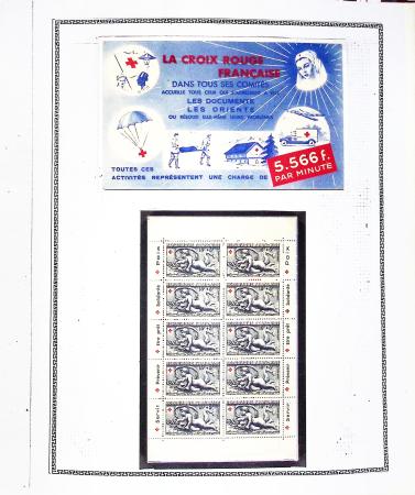1952-2024, CROIX-ROUGE : Plusieurs collections de carnets