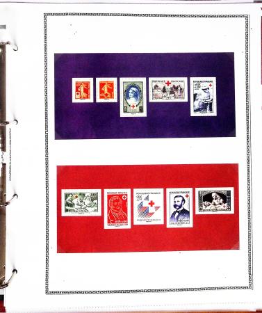 1952-2024, CROIX-ROUGE : Plusieurs collections de carnets