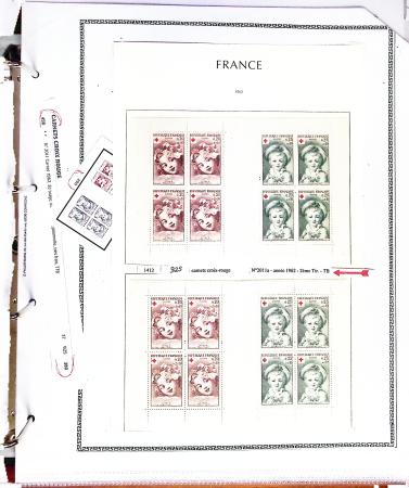 1952-2024, CROIX-ROUGE : Plusieurs collections de carnets