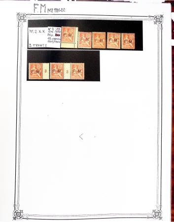 1901- 2005, Collection de Fictifs en 12 classeurs, neufs