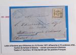 1871-1872, Groupe de 12 lettres dont tricolore de septembre