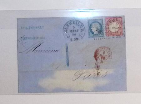 1871-1872, Groupe de 12 lettres dont tricolore de septembre