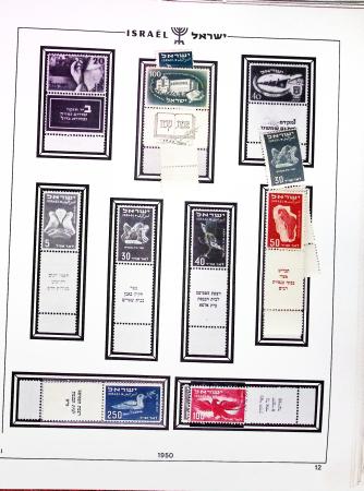 Jolie collection d'Israël en 6 classeurs, ainsi qu'un