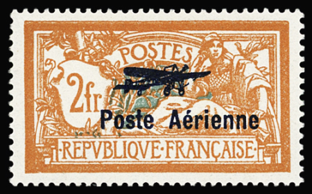 N°1 et 2 Merson, n°1 avec variété hauban cassé, très