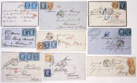1703-1866, STRASBOURG 44 plis de Strasbourg période