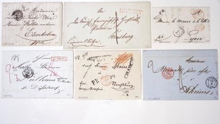 1703-1866, STRASBOURG 44 plis de Strasbourg période