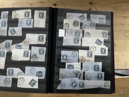 1856-76 BLEUS DE FRANCE, Lots de milliers de bleus