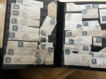 1856-76 BLEUS DE FRANCE, Lots de milliers de bleus