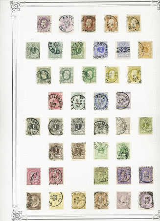 1849-1950, Mint & used collection of Belgium in Yvert