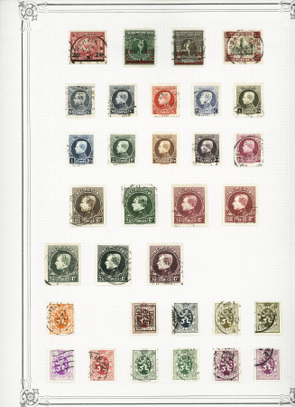 1849-1950, Mint & used collection of Belgium in Yvert