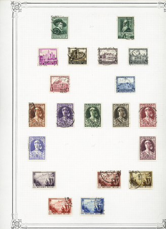 1849-1950, Mint & used collection of Belgium in Yvert