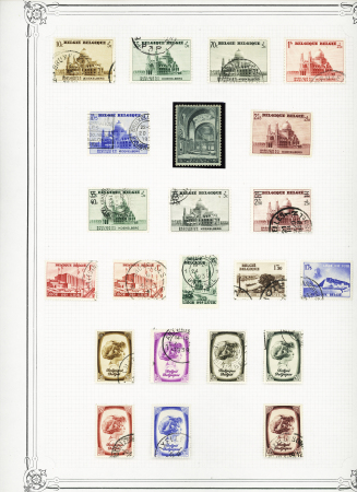 1849-1950, Mint & used collection of Belgium in Yvert