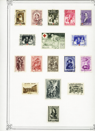 1849-1950, Mint & used collection of Belgium in Yvert