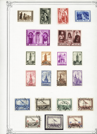 1849-1950, Mint & used collection of Belgium in Yvert