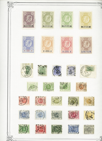 1849-1950, Mint & used collection of Belgium in Yvert