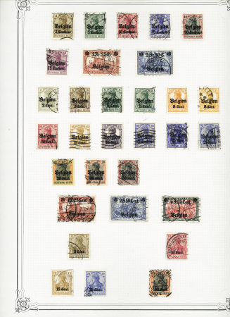 1849-1950, Mint & used collection of Belgium in Yvert