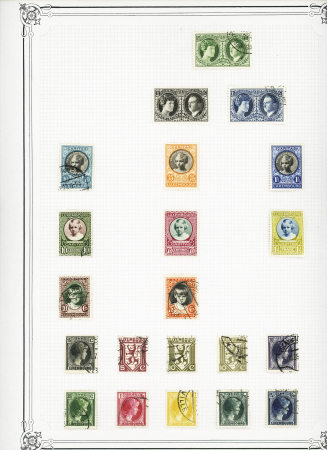 1849-1950, Mint & used collection of Belgium in Yvert