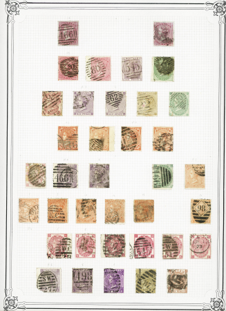 1840-1948 Used collection on 18 Yvert album pages from