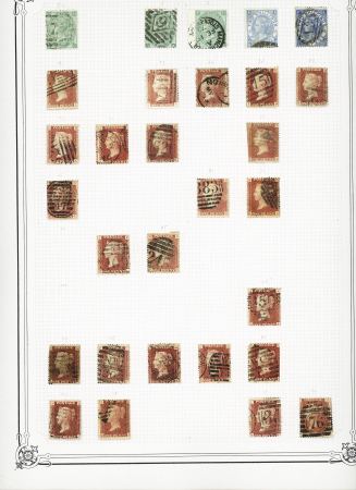 1840-1948 Used collection on 18 Yvert album pages from