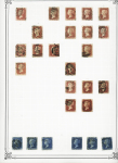 1840-1948 Used collection on 18 Yvert album pages from