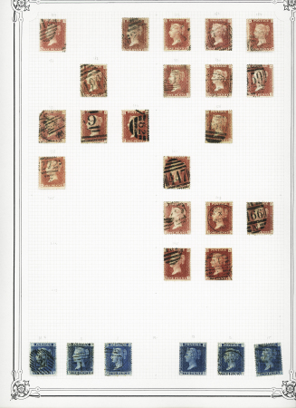 1840-1948 Used collection on 18 Yvert album pages from