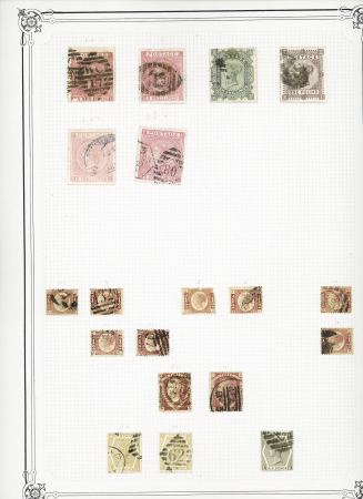 1840-1948 Used collection on 18 Yvert album pages from