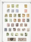 1840-1948 Used collection on 18 Yvert album pages from