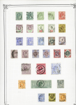 1840-1948 Used collection on 18 Yvert album pages from