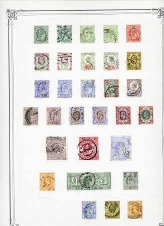 1840-1948 Used collection on 18 Yvert album pages from