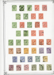 1840-1948 Used collection on 18 Yvert album pages from