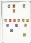 1840-1948 Used collection on 18 Yvert album pages from