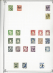 1840-1948 Used collection on 18 Yvert album pages from
